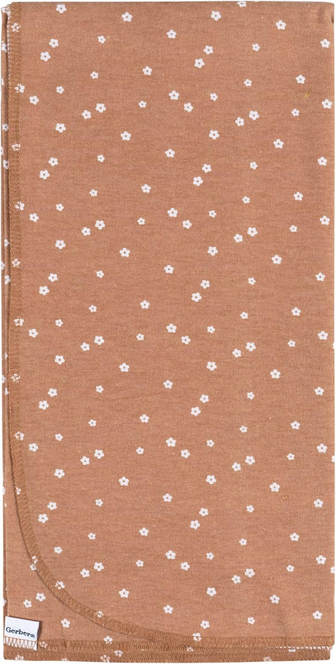 Gerber Unisex Baby 100% Cotton Flannel Receiving Blankets 30x30 Inches (Pack of 4), Retro Floral, One Size...
