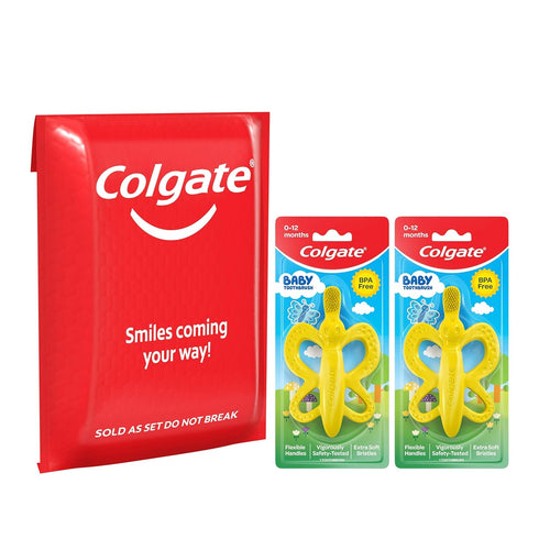 Colgate Baby Toothbrush and Teether, Bpa Free, 2 Count...