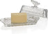Bezrat Glass Butter Dish | Premium Butter Dish with Lid and Easy Grip Handle | Easy to Use and 100% Food Safe - Dishwasher Safe | Butterfly Additi...