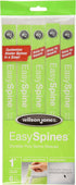 Wilson Jones EasySpines Binder Inserts, 1 Inch Width, 6 per Pack, Clear (W35513)...