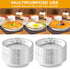 The Baker Celebrations Aluminum Foil Baking Pie Pans – 8 inch (7 inch Inner Diameter) Disposable Plates - Made in USA (Pack of 25)...