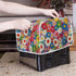 Daisy Flowers Printed Toaster Cover 4 Slice Wide Slot, Washable Kitchen Appliance Small Oven Bakeware Protector, Bread Maker Cover Dust and Finger...