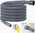 Saillong Patent Pending Dehumidifier Drain Hose, Flexible Universal Drain Hose with Cuttable Rubber Adapter and Connect Clamp, Hose Replacement fo...