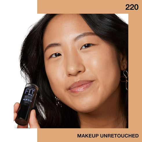 Maybelline New York Fit Me Shine-Free + Balance Stick Foundation, Natural Beige, 0.32 oz....