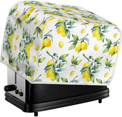 Lemon Toaster Covers Anti-Fingerpring Lightweight Toaster Covers Compatible with Most 2-Slice Toasters Bread Maker Oven to Keep Clean & Safe Unive...