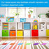 PATIKIL 3.9 x 3.9" Square Carpet Spot, 24Pcs Floor Spot Marker Waterproof Nylon Line Up Sign Decoration for Classroom, Orange...