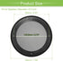 ACROPIX Universal 6.5" Car Speaker Grills Cover Mesh Round 6.5 Inch Audio Speaker Subwoofer Guard Protector Case with Mounting Screws Iron ABS Sil...