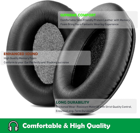 Professional Replacement Earpads Cushions Compatible with Srhythm Version NC25 NC35 Headphone Ear Pads with Softer Protein Leather/Memory Foam......