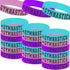 Oringaga 24PCS Gymnastics Party Rubber Bracelets, Sport Gymnastics Game Dance Party Birthday Party Supplies Decorations Gifts Prize Goodie Bag Fav...