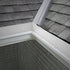 Gutter Valley Splash Guard,Aluminum Rain Diverter Roofing Gutter Splash Guards for Valley,Corner or Straight,10 Inch Each (4 Pcs White)...