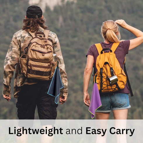 Elite Trail Magic Backpacking Ultralight Quick Dry Microfiber Soft Fast Drying Hand and Face Towel Wash Cloth Camping Yoga Hiking Active Lifestyle...