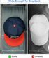 Stackable Hat Storage Box, Structured Hat Organizer for Baseball Caps, Wide Hat Bag Foldable Hat Case for Home Travel (Structure)...