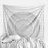Popular Handicrafts Tapestry Wall Hanging Hippie Ombre Mandala Bohemian Hippy Metallic Shine Intricate Indian Tapestries Bedspread 54 x 82 Inches ...