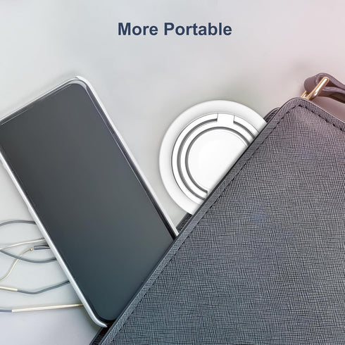 Magnetic Wireless Charger for iPhone - 3 in 1 Mag-Safe Charging Station for Apple Devices, Portable Travel Charger for Multple Devices for iPhone ...