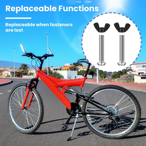 24 Pcs Pet Carrier Fasteners Set, M6 Stainless Steel Replacement Bolts and Butterfly Nuts, Dog Kennel Hardware Replacement Kit, Pet Carrier Replac...