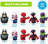 Spidey & His Amazing Friends 10 Piece Finger Puppet Set - Party Favors, Educational, Bath Toys, Floating Pool Toys, Beach Toys, Finger Toys, Playt...
