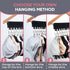 Bra Organizer for Closet Hanging, Space Saving Sports Bra Hanger for Closet Organization, Sports Bra Storage, Bra Holder, Tank Top Hanger, Swimsui...