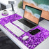 Desk Pad, Gaming Mouse Pad Extended Mouse Mat with Stitched Edge, AUOX Large Mousepad XL 31.5" x 11.8" Non-Slip Rubber Base Keyboard Pad for Lapto...