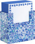 Lilly Pulitzer Blue Block with 300 Sheets of Loose Note Paper, Desk Organizer Doubles as Pencil Cup, High Manetenance...
