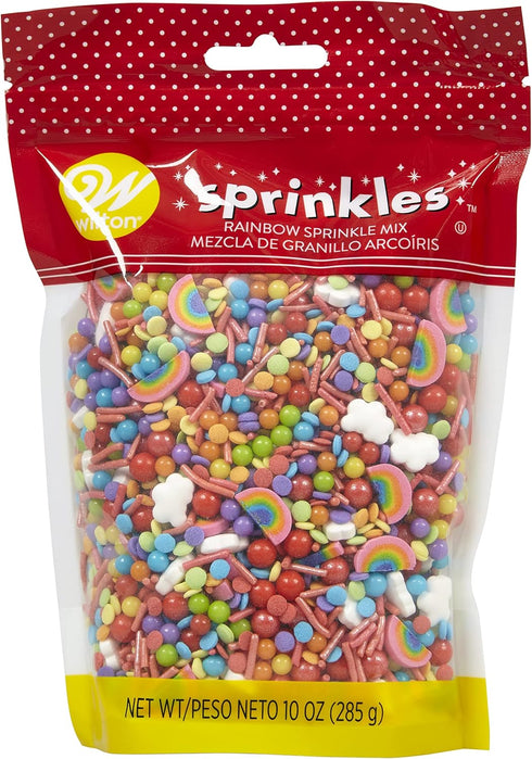 Wilton Rainbow Sprinkles Mix, 10 oz....