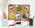 60 PCS Decorative Push Pins Set, Succulent Plants & Flowers Rose Thumb Tack Decorative Cute Push pins for Cork Board Bulletin Board Maps Photos Wa...