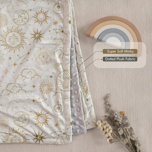 Soarwg Kids Baby Blankets Unisex Newborn, Super Soft Comfy Blankets, for Toddler Baby Nursery Bed Blankets Stroller Crib Shower Gifts, Standard 10...