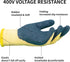 Electrical Insulated Gloves, 400V High Voltage Resistance Electrician Safety Gloves, Rubber Non Slip Work Gloves...