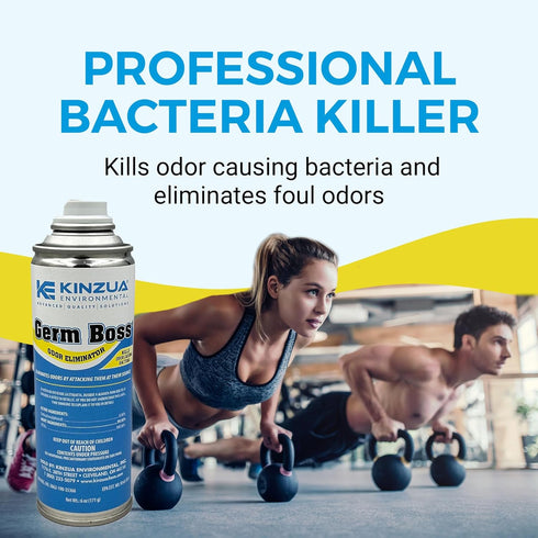 Germ Boss Strong Odor Eliminator, Fast-Acting Cleaning & Deodorizing Fogger, Mold Bomb Fogger for Smell Control with Fresh Scent, Covers Up to 1,0...