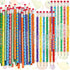 Scented Inspirational Motivational Pencils Student Colorful Fruit Pencils Cute Pencils with Eraser Wood Graphite Pencil for Girls Kids Boys School...