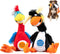 Pet Craft Supply Giggling Puffin & Parrot Multi Pack Interactive Dog Toys With Sound for Large Breed and Small Dogs Soft Chew Plush Dog Toy, Red B...