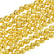 PH PandaHall 235pcs (5 Strands) 8mm Natural Lava Beads Gold Lava Stone Beads Oil Diffuser Beads Chakra Bead Round Loose Beads Lava Beads Energy Be...