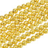 PH PandaHall 235pcs (5 Strands) 8mm Natural Lava Beads Gold Lava Stone Beads Oil Diffuser Beads Chakra Bead Round Loose Beads Lava Beads Energy Be...