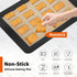 Silicone Baking Mats for 12 Inch Cake Pan/12x12 Cheesecake Pan/Toaster Oven Air Fryer Liner, 11.75"Square Food Grade Silicone Mats (Black, 1x Sili...