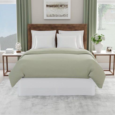 TODAY'S HOME Classic Tailored, Microfiber, 14" Drop Length Bed Skirt Dust Ruffle, King, White TOH25014WHIT04...