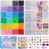IOOLEEM Pony Beads, Bracelet Making Kit, Pony Beads Kit, Friendship Bracelet Making Kit, Hair Beads, Kandi Pony Beads, Beads for Jewelry Making....