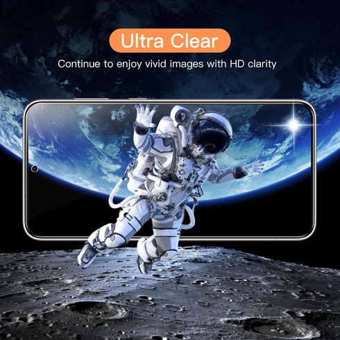 JETech Screen Protector for Samsung Galaxy S23+ / S23 Plus 5G 6.6-Inch, Tempered Glass Film, Fingerprint ID Compatible, HD Clear, 3-Pack...