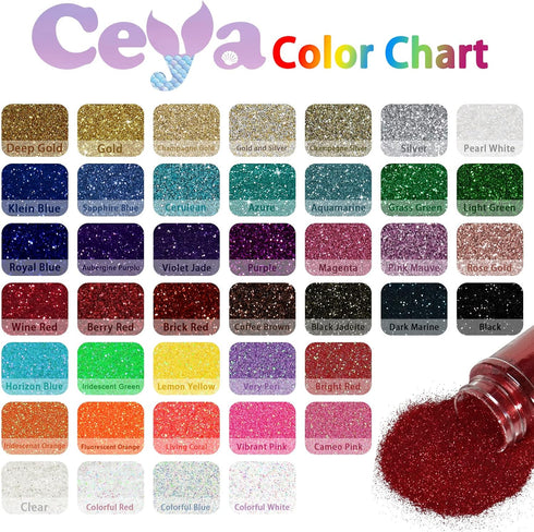Ceya 3.8oz/ 110g Ultra Fine Glitter Powder Cameo Pink Iridescent Glitter 1/128” 0.008” 0.2mm for Slime Epoxy Resin Craft Tumbler Jewelry Nail Art ...
