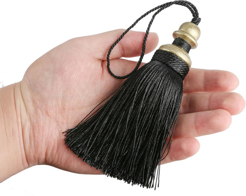 2 Pack Tassel Key Tassels with Loops, Handmade Craft, DIY Home Deco Accessories...