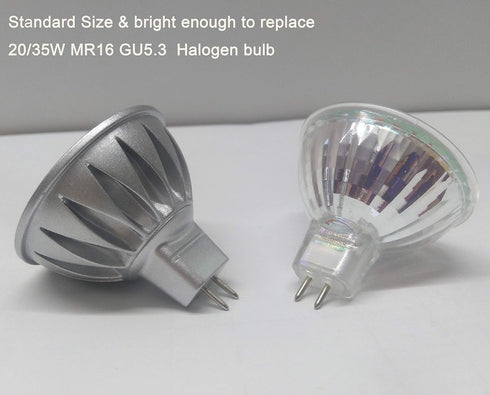 ALIDE MR16 GU5.3 Led Bulbs 5W 4000K Neutral/Natural White,20W-35W Halogen Equivalent,12V MR16 Low Voltage Bulbs for Outdoor Landscape Flood Ceil T...