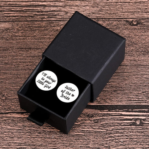 Dad Gifts from Daughter Son Wife Summer Gifts for Dad Fathers Day Cufflinks for Dad Wedding Father of the Bride Cufflinks Gifts from Daughter Son ...