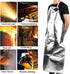 Health Gear Heat Resistant Apron, 1000 Degree Heat Resistant Apron Aluminum Foil Cooking Apron High Temperature Anti-splash Anti-scalding Working ...