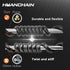 Huanchain 3ft 2 Pack 3 Prong Power Cord for Computer TV Monitor AC PC LG LED LCD Smart 1080p HDTV, Power Cable for Samsung Dell Hp Asus Sony Toshi...