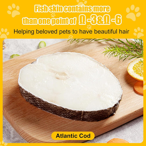 Dog Treat Chicken Wrapped Cod Skins, Training Treat for Small Dog, Healthy Teeth and Coat, High Protein and Omega3 11.6 oz...