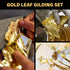 Bluebird Gold Leaf Sheets for Art - 50 Pack - Imitation Gold Foil Sheets of 5.5" x 5.5", Painting Gilding Crafts Decoration...