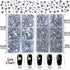 LPBeads 6400 Pieces Hotfix Rhinestones Clear Flat Back 5 Mixed Sizes Crystal Round Glass Gems with Tweezers and Picking Rhinestones Pen...