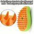 Cat Steam Brush - 3 in 1 Silicone Massage Grooming Brush, Pet Hair Cleaning Brush Comb for Cats and Dogs, Removes Tangles and Loose Hair (Green)...
