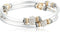 Nine West Women's Tri Tone Bangle Bracelet...