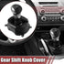 X AUTOHAUX 1 Set Manual Gear Shift Knob 6 Speed with Faux Leather Boot for Honda Civic 2006-2011 54102-SNA-A01 Black...
