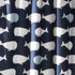 Lush Decor Whale Shower Curtain - Fabric Ocean Fish Animal Print Design for Kids, 72" x 72", Navy...
