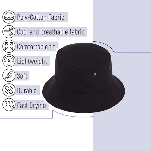 Mr. Pen- Bucket Hat, Black, Men Bucket Hats, Black Bucket Hats for Men, Bucket Hat Men, Fishing Hats for Men, Men's Bucket Hat, Beach Bucket Hat, ...